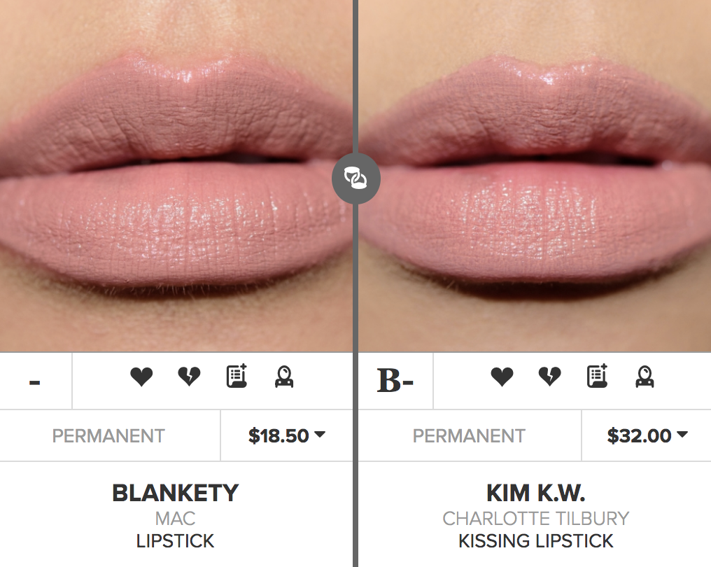 MAC Blankety Lipstick Dupes