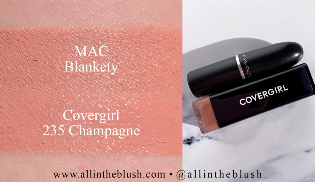 MAC Blankety Lipstick Dupes