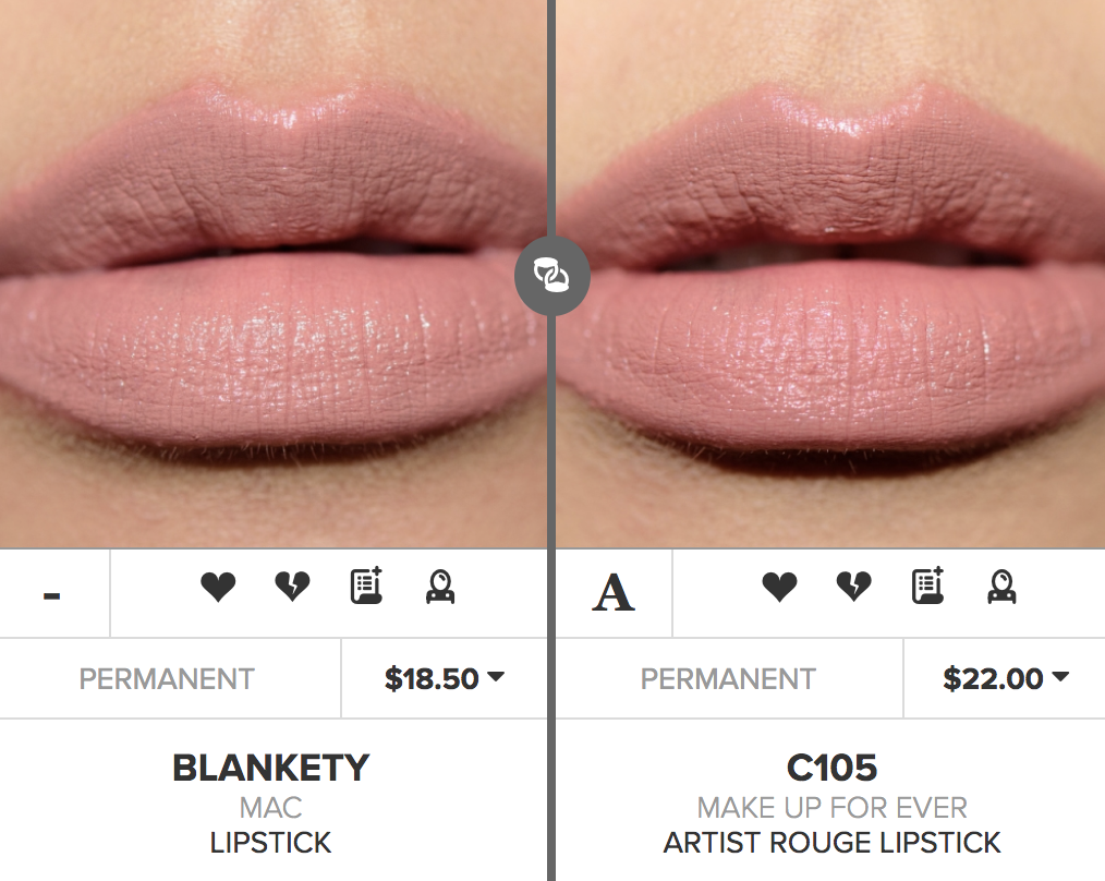 MAC Blankety Lipstick Dupes