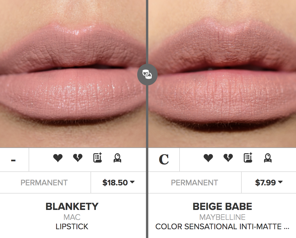 MAC Blankety Lipstick Dupes