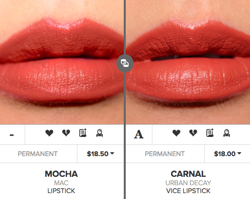 MAC Mocha Lipstick Dupes