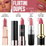 Kylie Cosmetics Flirtini Lipstick Dupes