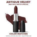 MAC Antique Velvet Silky Matte Lipstick Dupes