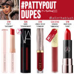 MAC Pattypout Retro Matte Liquid Lipcolour Dupes