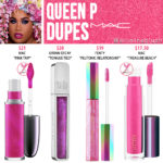 MAC Queen P Lipglass Dupes