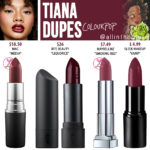 Colourpop Tiana Crème Lux Lipstick Dupes