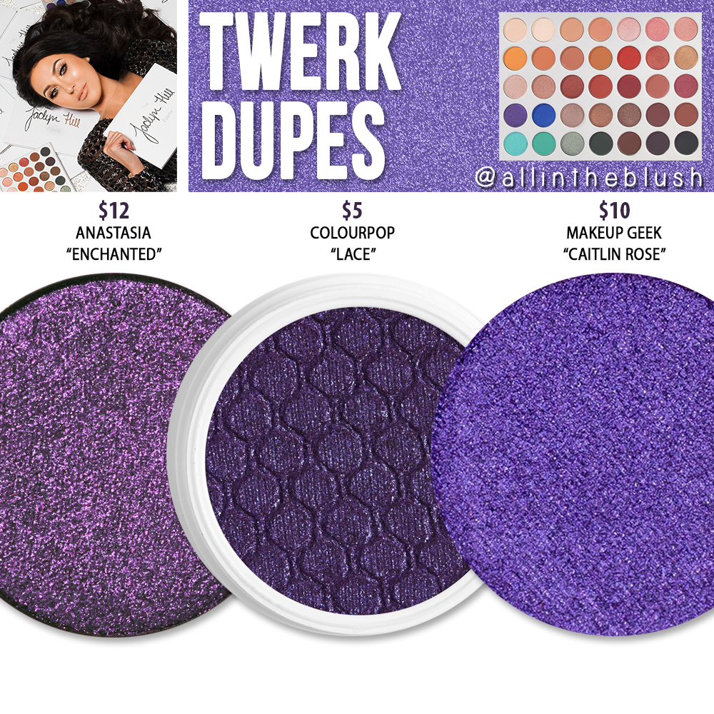 Morphe x Jaclyn Hill Twerk Eyeshadow Dupes [The Jaclyn Hill Palette]