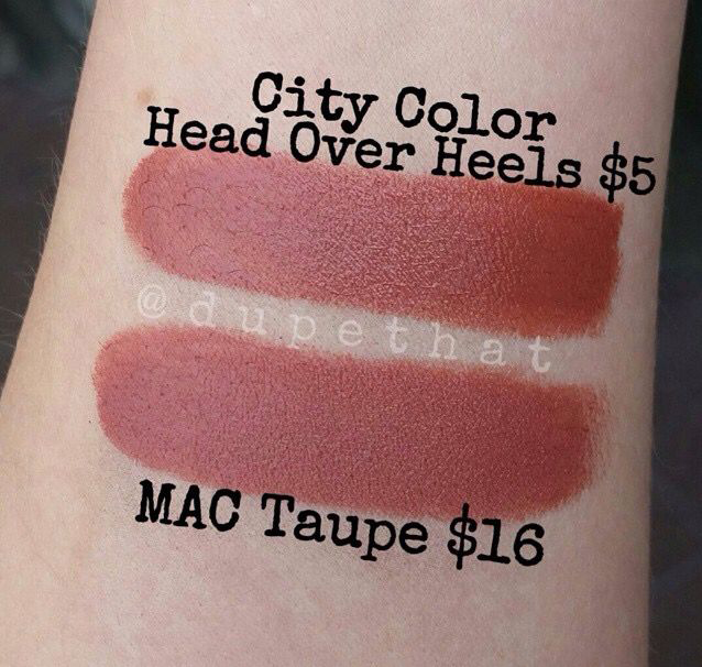 MAC Taupe Lipstick Dupes