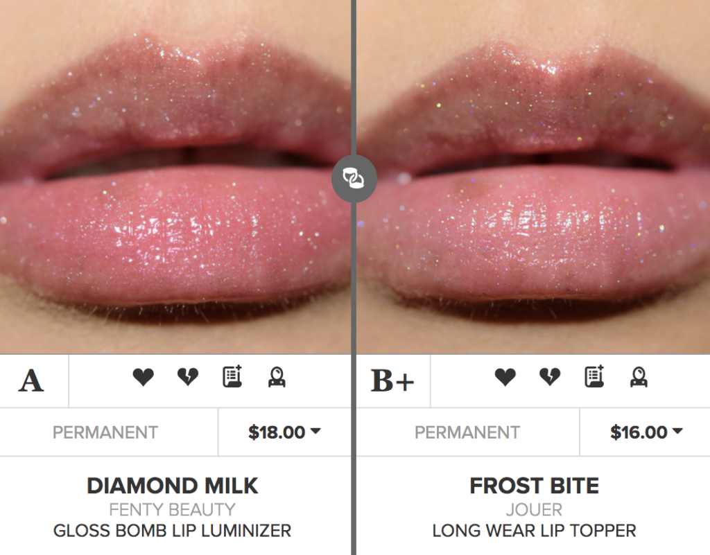 Fenty Beauty Diamond Milk Gloss Bomb Dupes