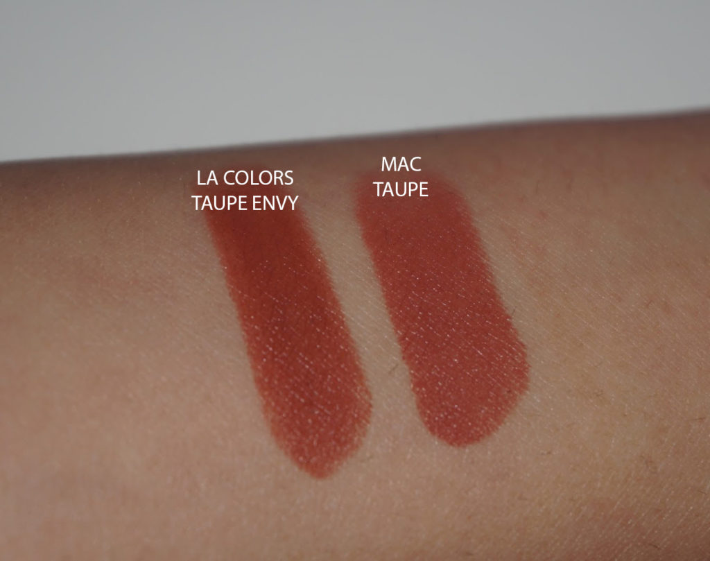 MAC Taupe Lipstick Dupes