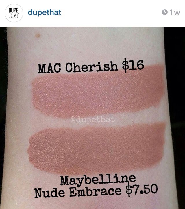 MAC Cherish Lipstick Dupes - All In The Blush