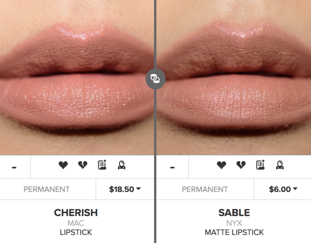 MAC Cherish Lipstick Dupes