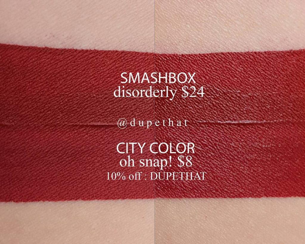 Jeffree Star Designer Blood Velour Liquid Lipstick Dupes