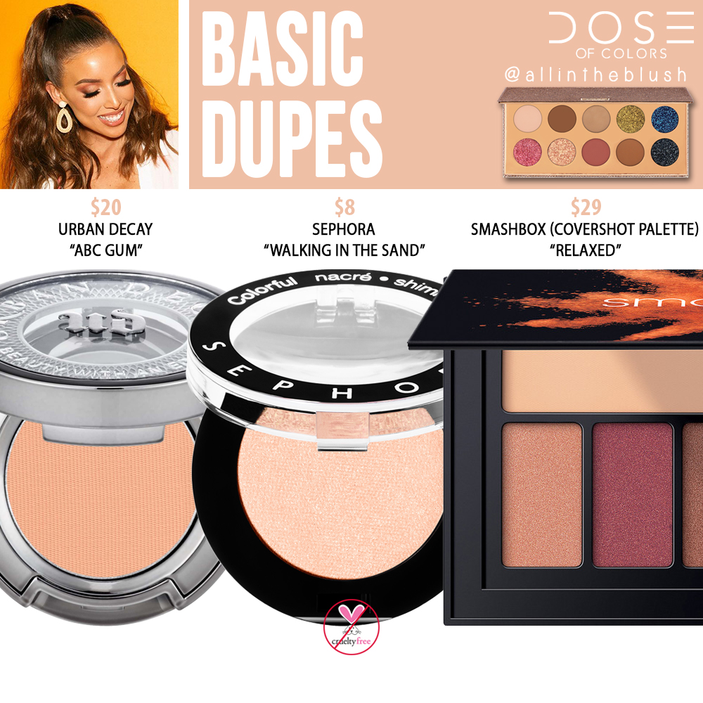 Dose of Colors Basic Eyeshadow (FRIENDCATION) Dupes