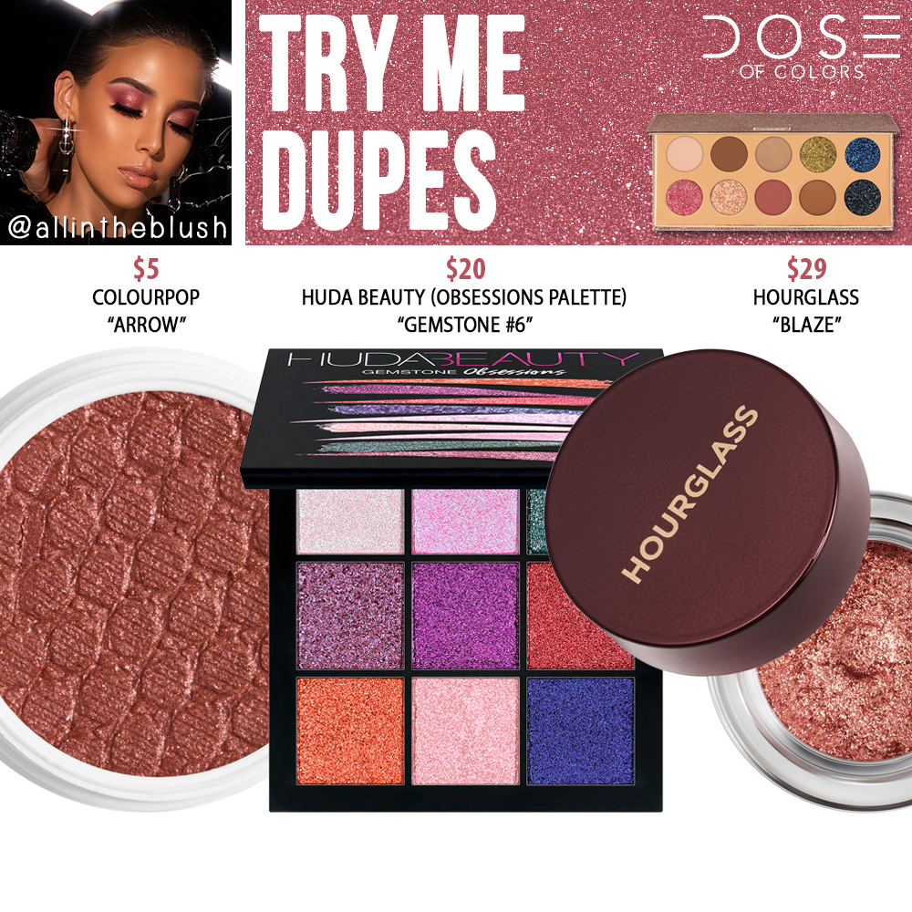 Dose of Colors Try Me Eyeshadow (FRIENDCATION) Dupes