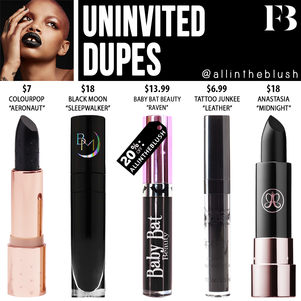 Fenty Beauty Uninvited Stunna Lip Paint Dupes