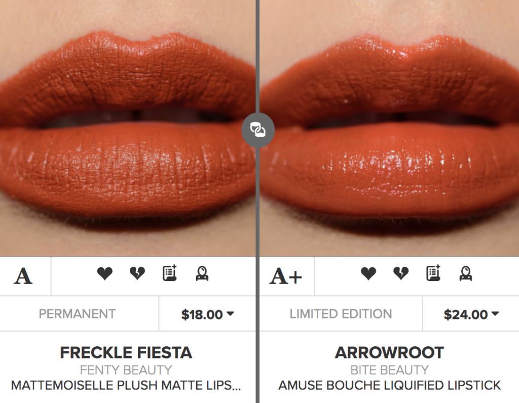 Fenty Beauty Freckle Fiesta Mattemoiselle Plush Matte Lipstick Dupes