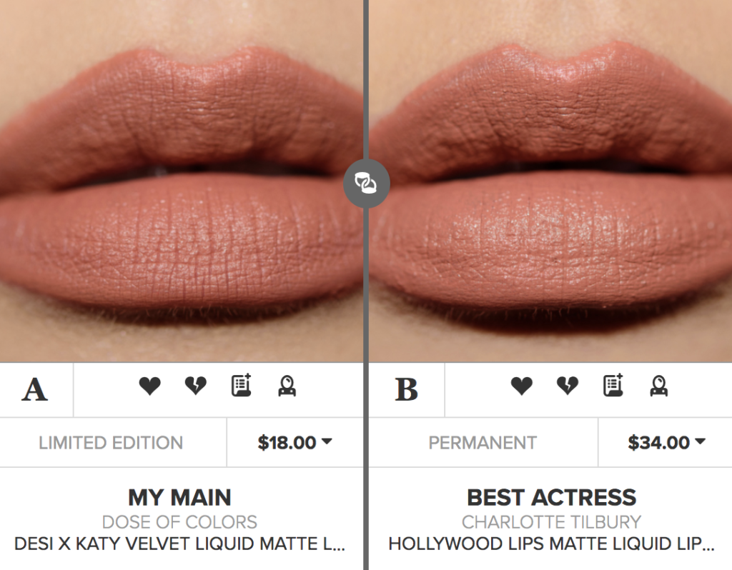 Dose of Colors My Main Matte Liquid Lipstick Dupes