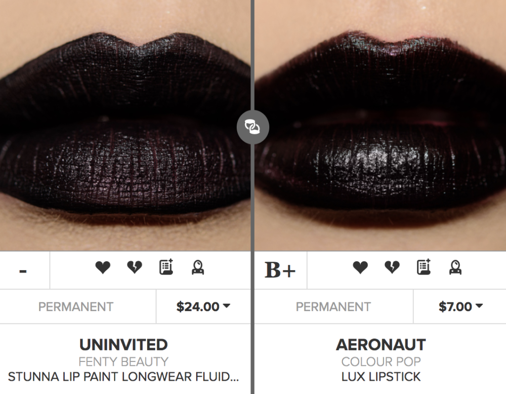 Fenty Beauty Uninvited Stunna Lip Paint Dupes