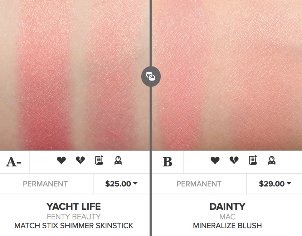 Fenty Beauty Yacht Lyfe Match Stix Shimmer Skinstick Dupes
