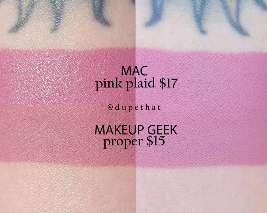 MAC Pink Plaid Lipstick Dupes