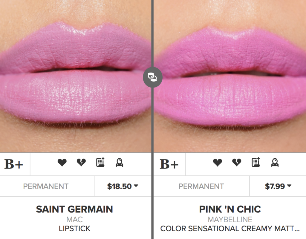 MAC Saint Germain Lipstick Dupes