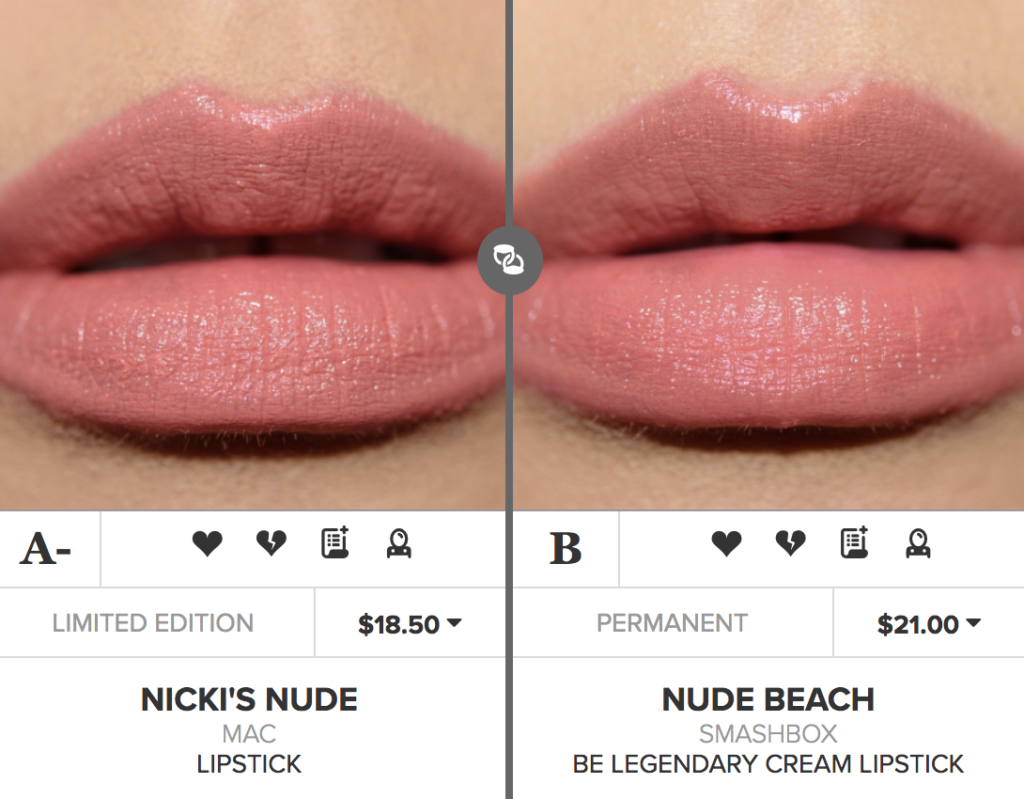 MAC Nicki's Nude Lipstick Dupes