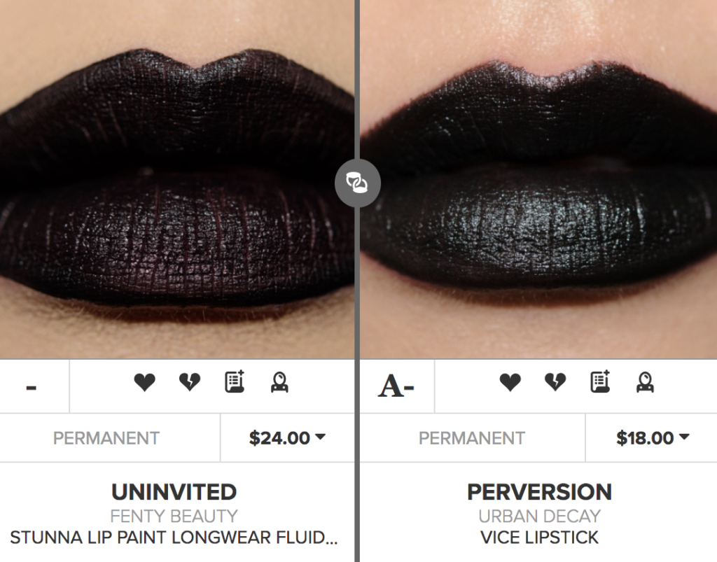 Fenty Beauty Uninvited Stunna Lip Paint Dupes