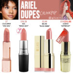 Colourpop Ariel Crème Lux Lipstick Dupes