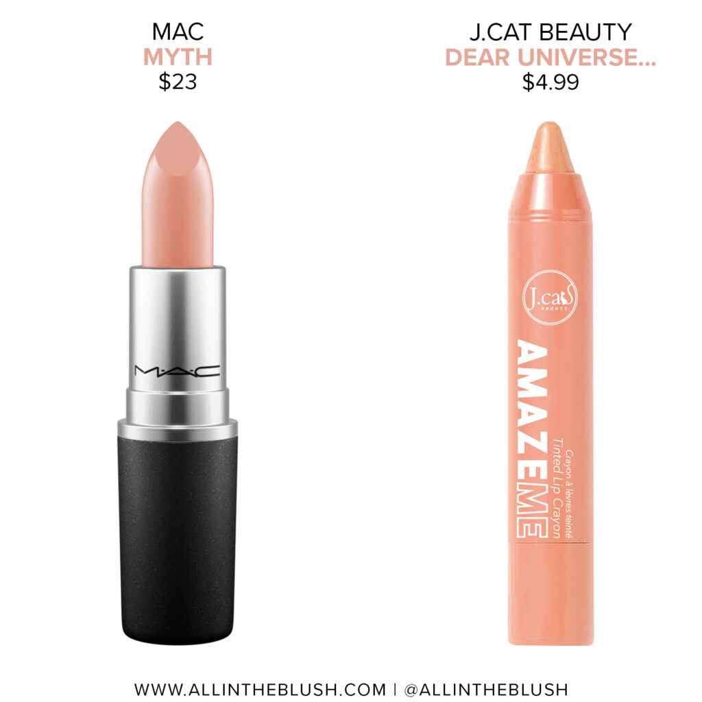 MAC Myth Lipstick Dupes