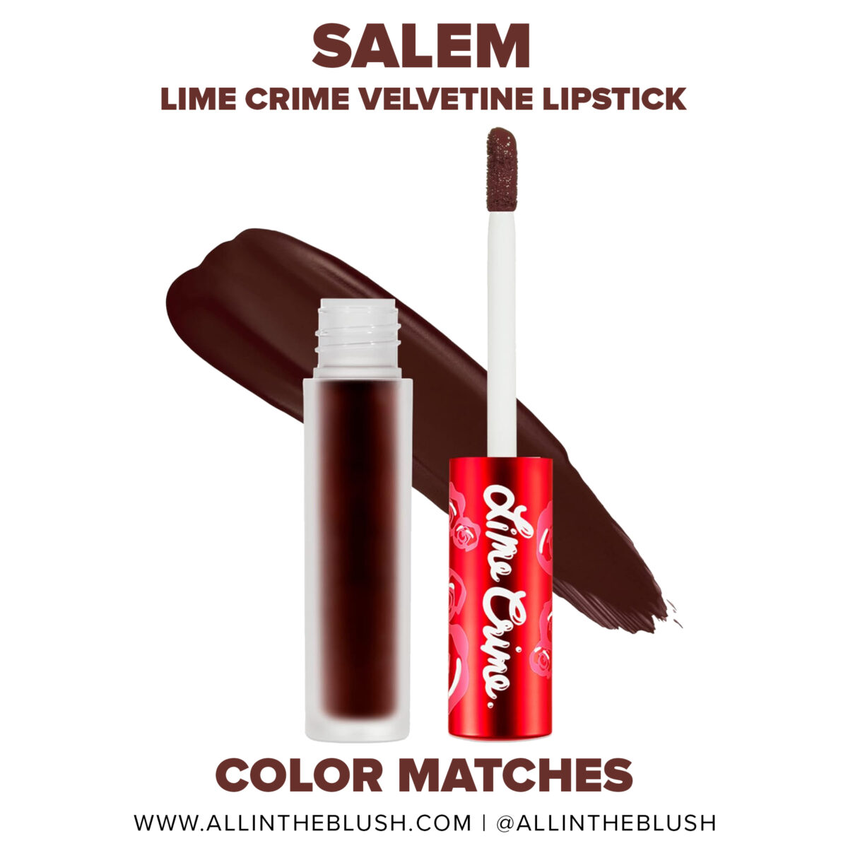 Lime Crime Salem Velvetine Dupes