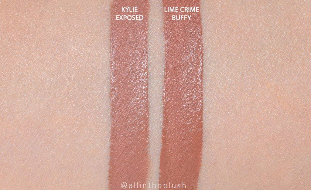 Lime Crime Buffy Velvetine Dupes