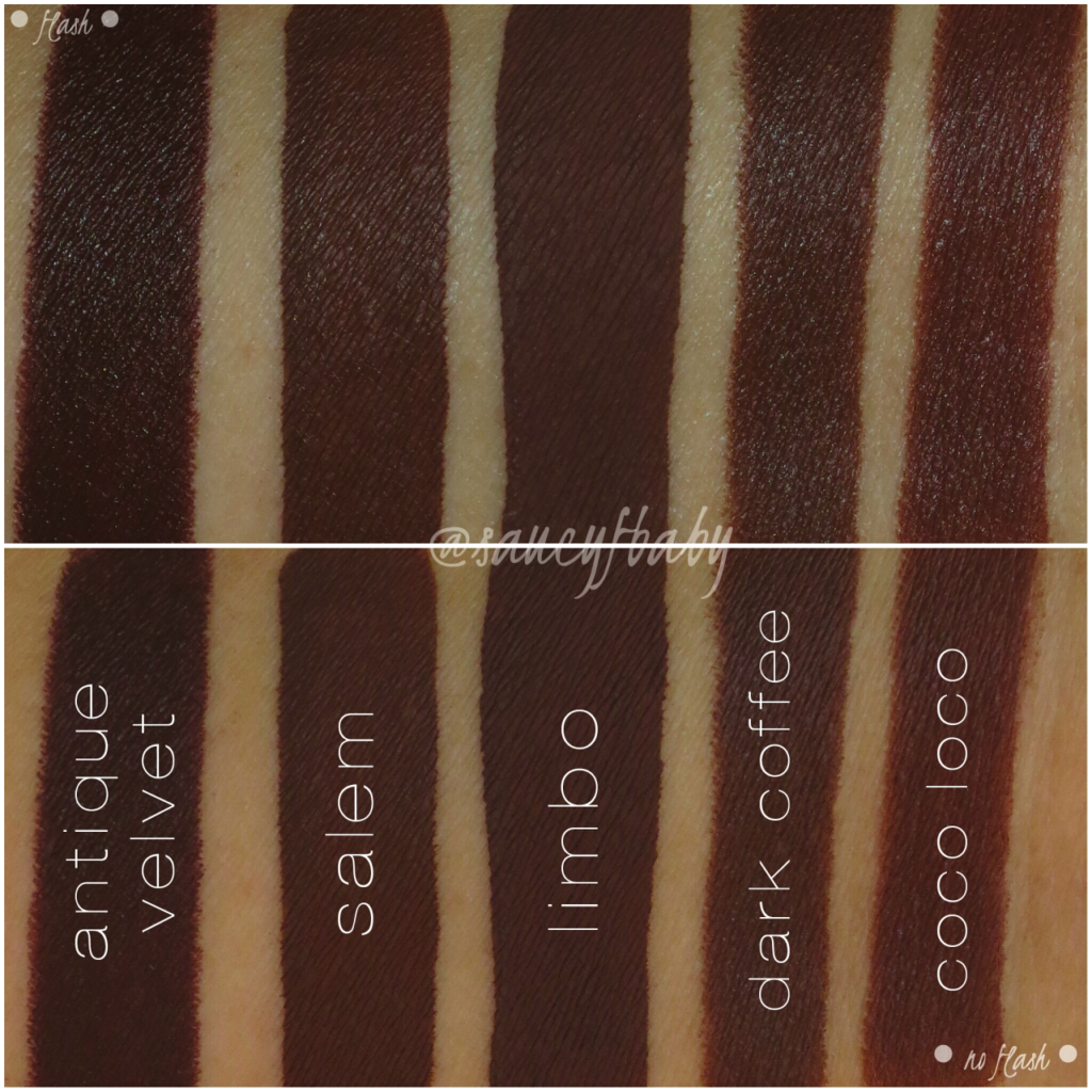 Lime Crime Salem Velvetine Dupes