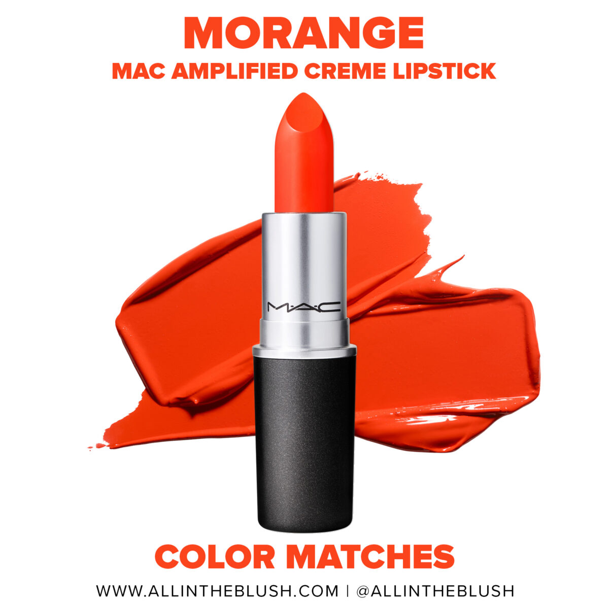 MAC Morange Lipstick Dupes
