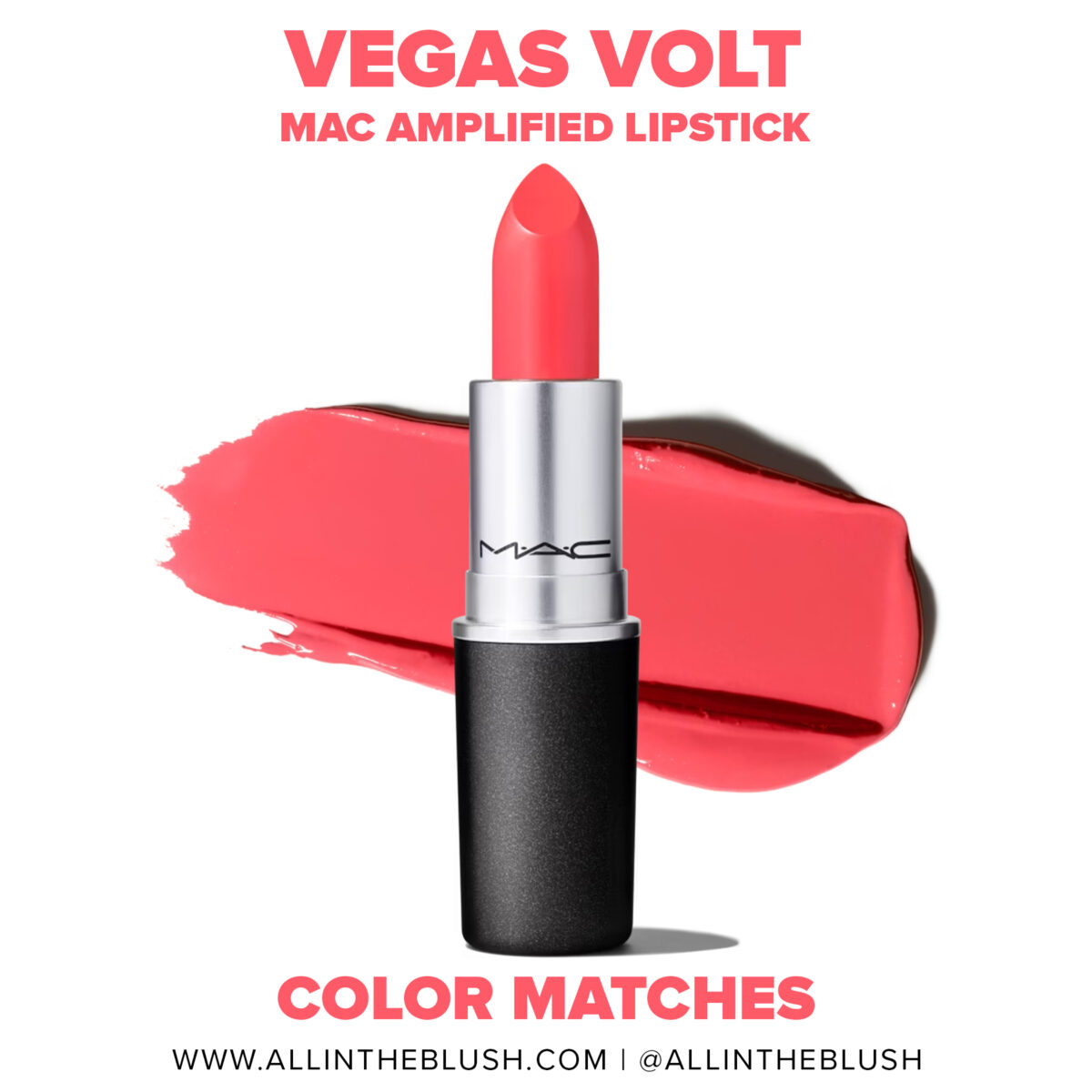 MAC Vegas Volt Lipstick Dupes
