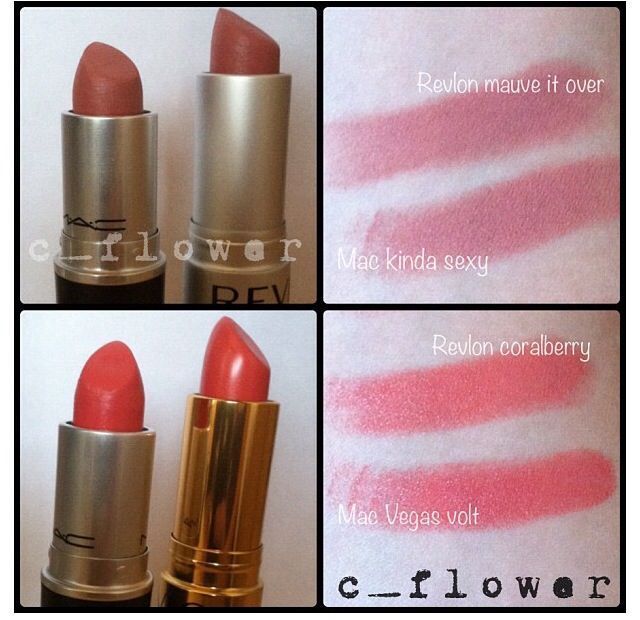 MAC Vegas Volt Lipstick Dupes. 