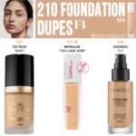 Fenty Beauty 210 Pro Filt'r Soft Matte Longwear Foundation Dupes