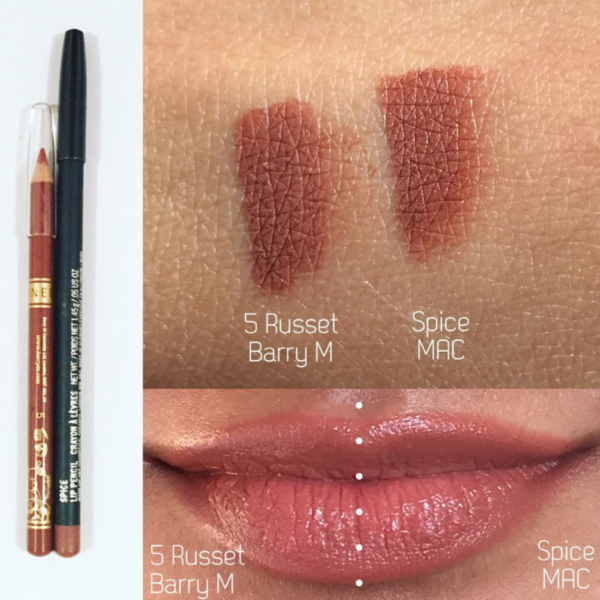 MAC Spice Lip Pencil Dupes All In The Blush