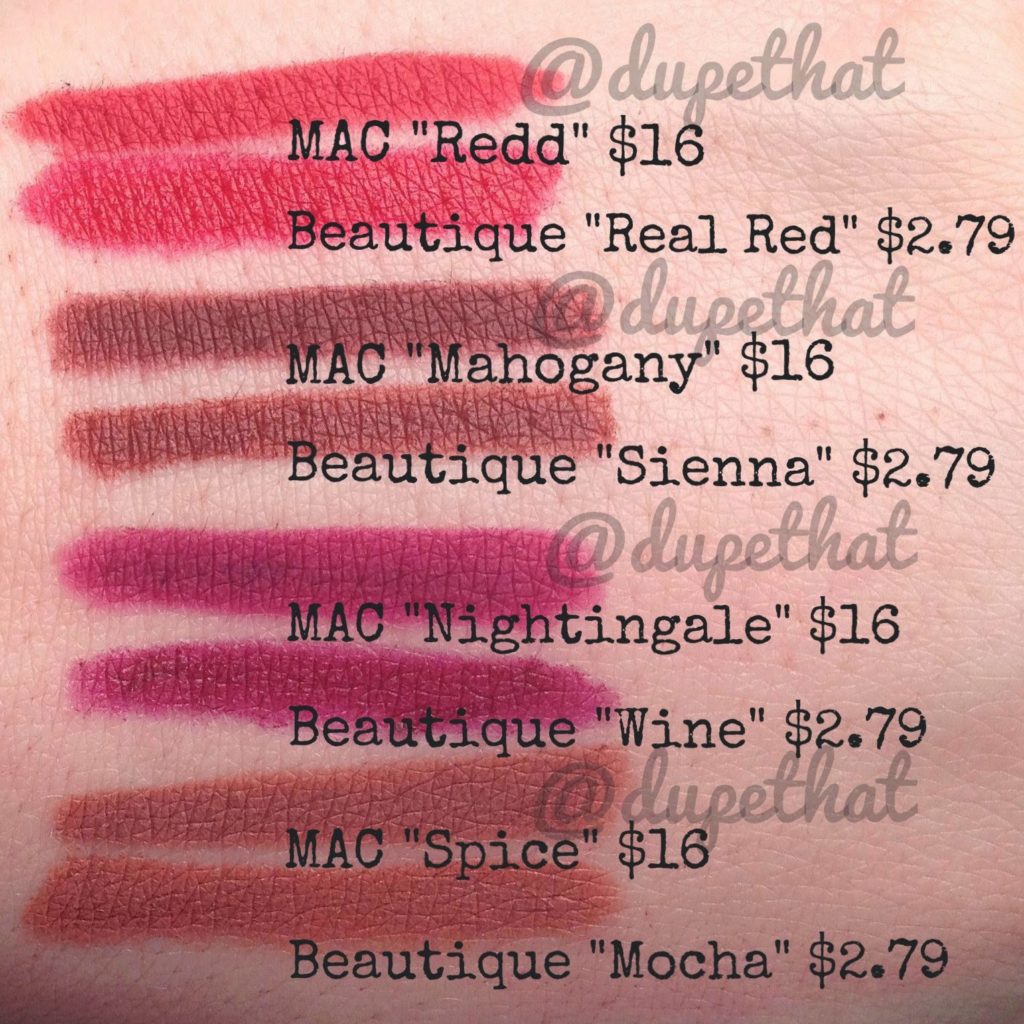 MAC Spice Lip Pencil Dupes