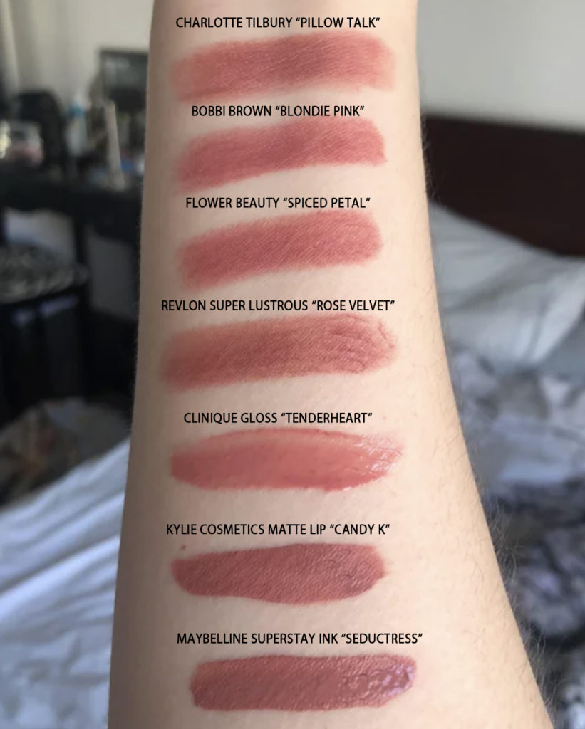 Charlotte Tilbury Pillow Talk Matte Revolution Lipstick Dupes