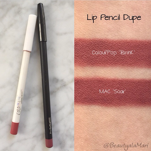 mac lip liner dupe