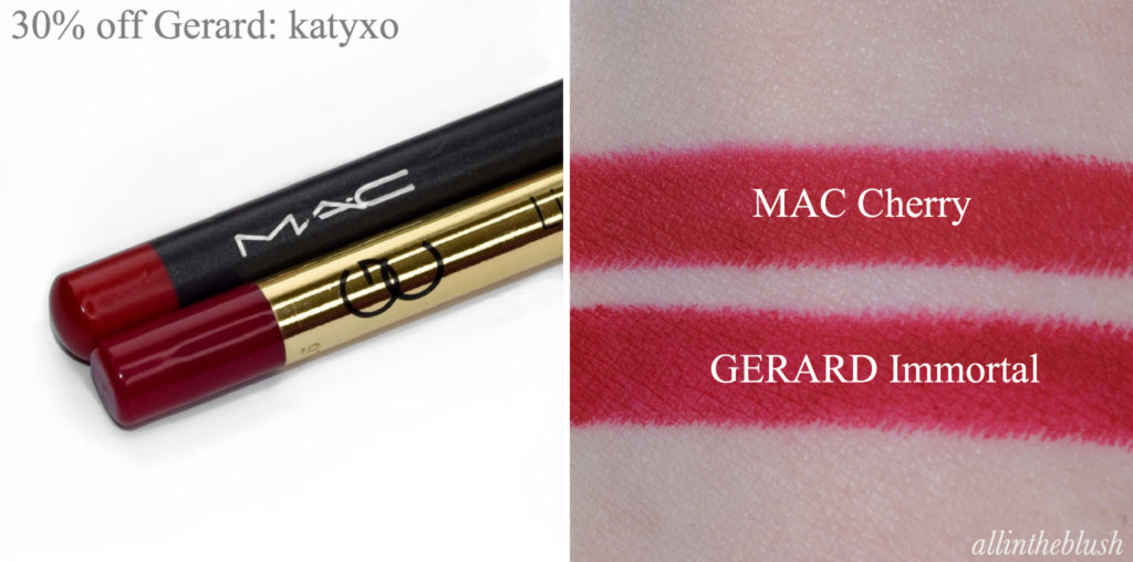 MAC Cherry Lip Pencil Dupes