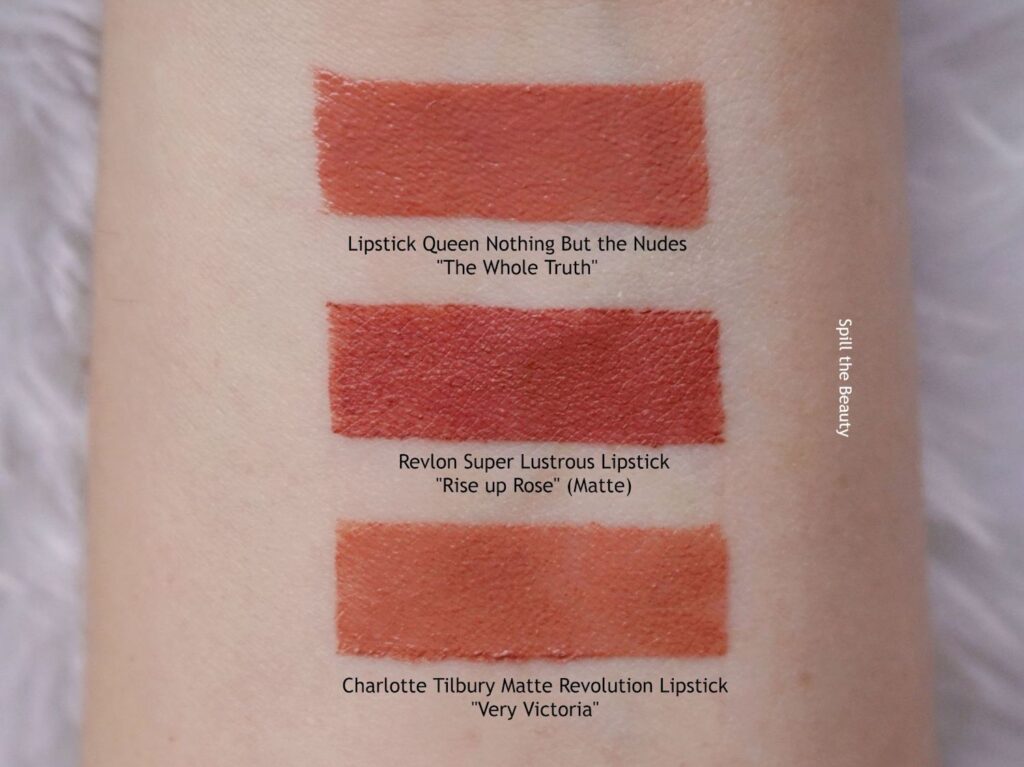 Charlotte Tilbury Very Victoria Matte Revolution Lipstick Dupes