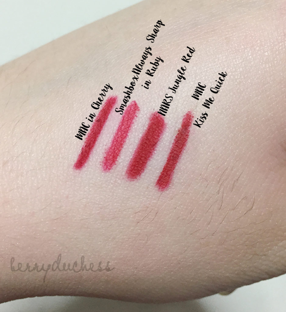MAC Cherry Lip Pencil Dupes