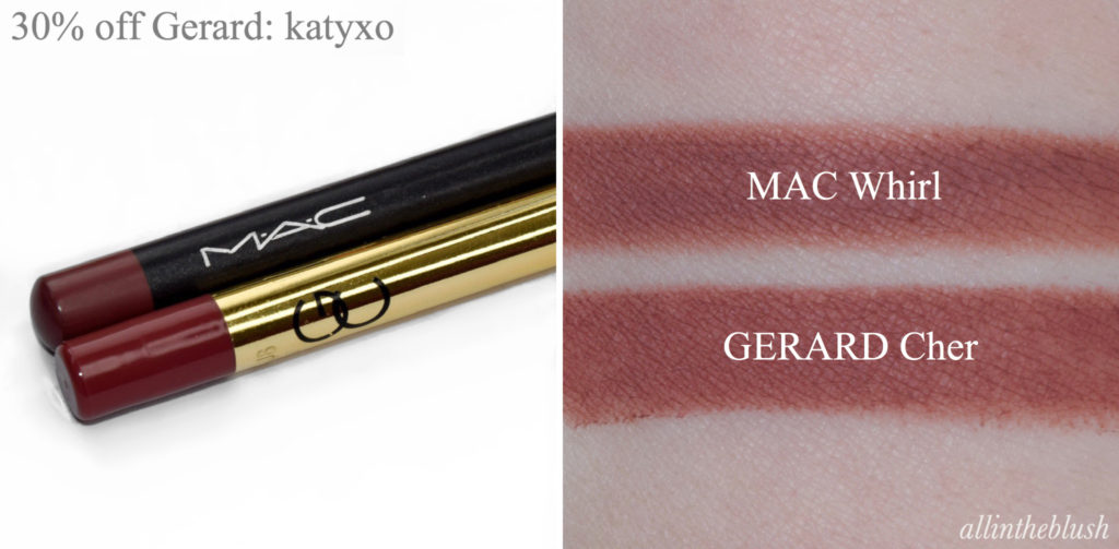 MAC Whirl Lip Pencil Dupes