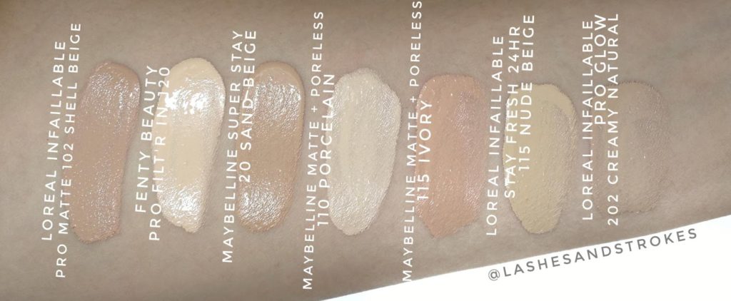 Fenty Beauty 120 Pro Filt'r Soft Matte Longwear Foundation Dupes
