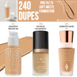 Fenty Beauty 240 Pro Filt'r Soft Matte Longwear Foundation Dupes