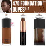 Fenty Beauty 470 Pro Filt’r Soft Matte Longwear Foundation Dupes