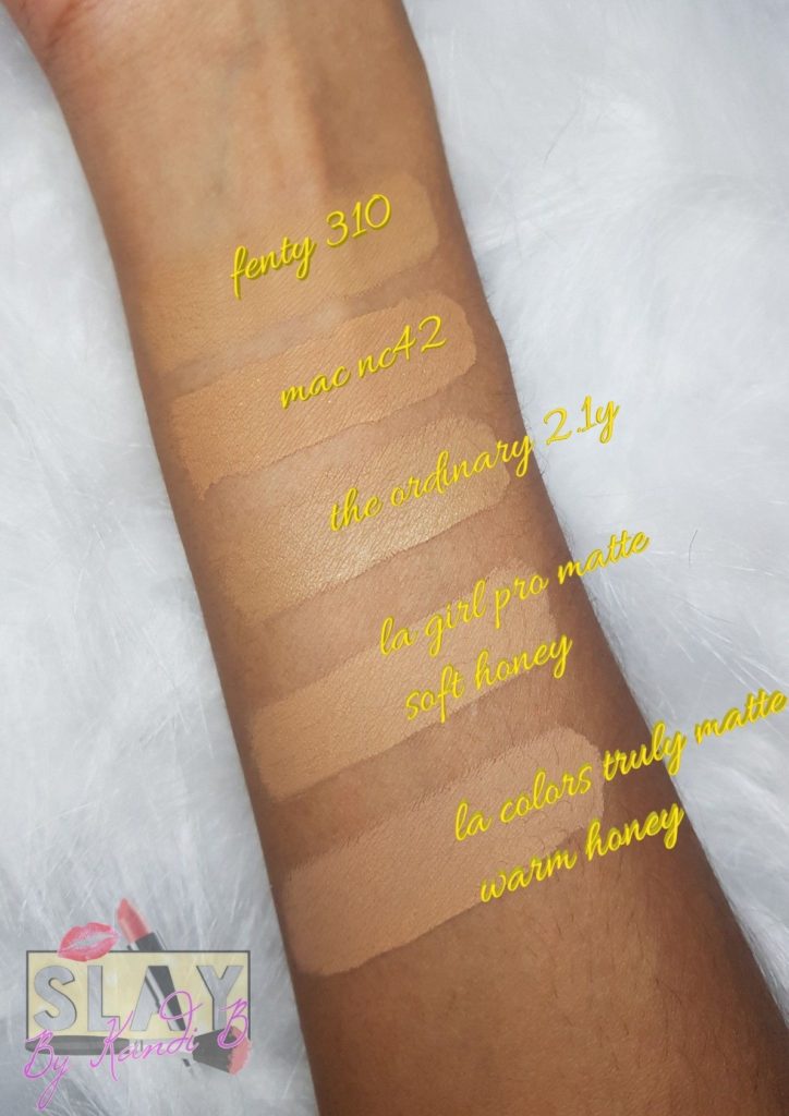 Fenty Beauty 310 Pro Filt'r Soft Matte Longwear Foundation Dupes