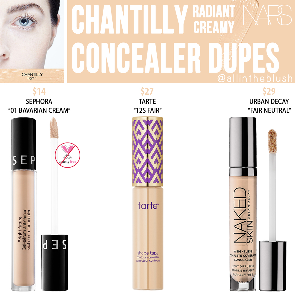 NARS Chantilly Radiant Creamy Concealer Dupes